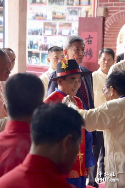 台湾知名政治人物王金平前往漳州进行祭祖活动,传承文化与家族情感